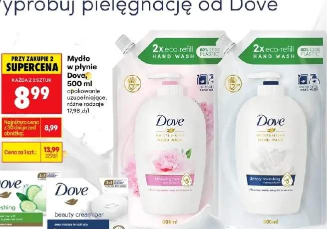 Mydło w kostce uzupełniające, opakowanie uzupełniające różne rodzaje