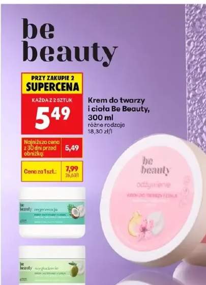 Krem do twarzy i ciała różne rodzaje