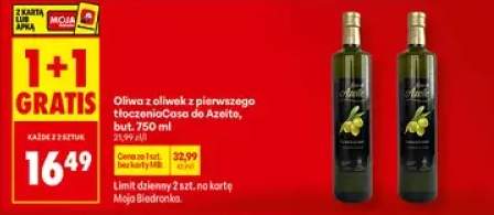 Oliwa z oliwek z pierwszego tłoczenia Oleo de Azeite