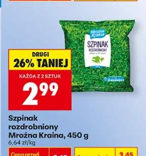 szpinak mrożony
