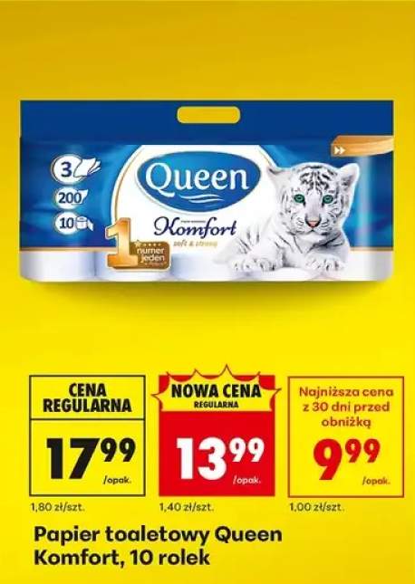 Papier toaletowy Komfort 10 rolek