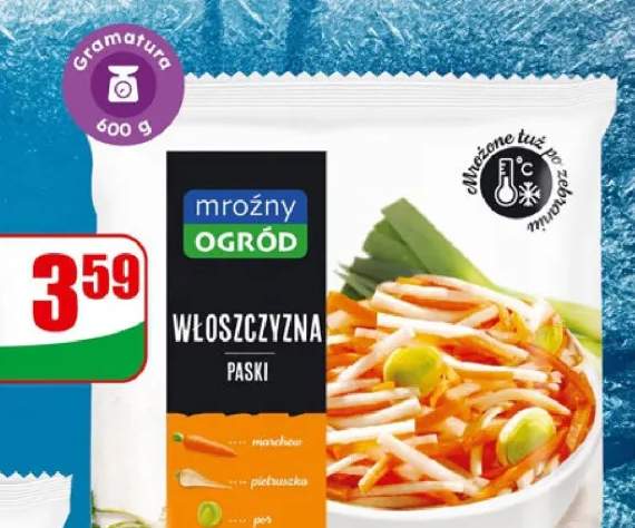 włoszczyzna paski mrożona