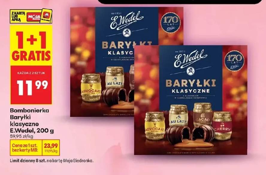 Bombonierka baryłki klasyczne