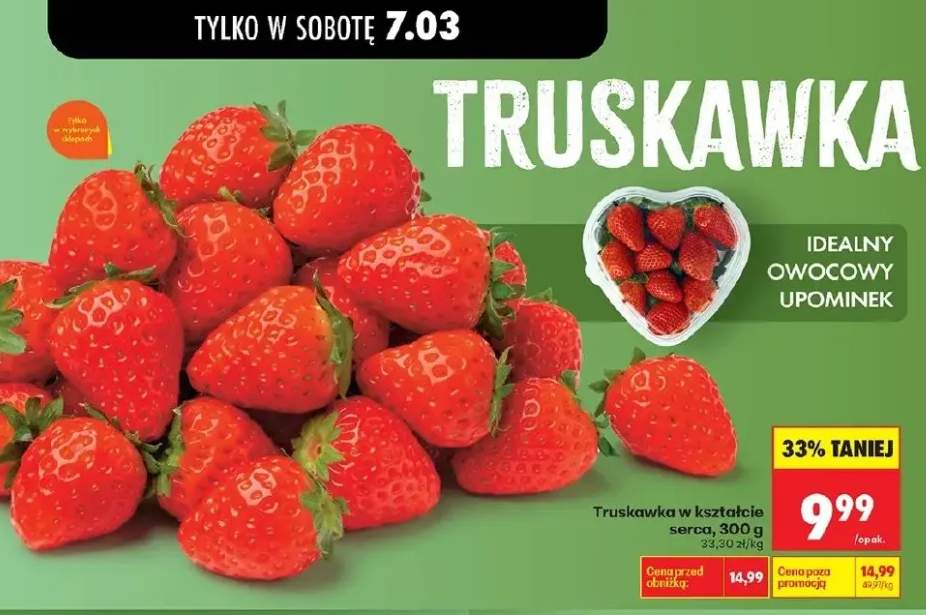 Truskawka w kształcie serca