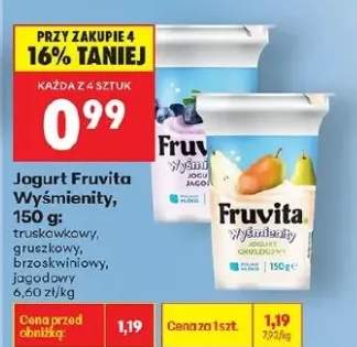 Jogurt Wyśmienity truskawkowy