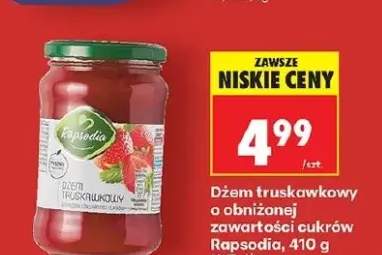 Dżem truskawkowy o obniżonej zawartości cukrów