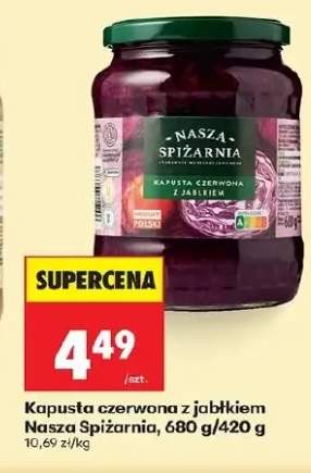 Kapusta czerwona z jabłkiem