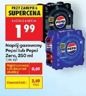 Napój gazowany lub Pepsi Zero