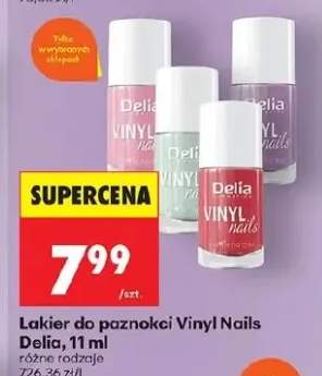 Lakier do paznokci Vinyl Nails różne rodzaje