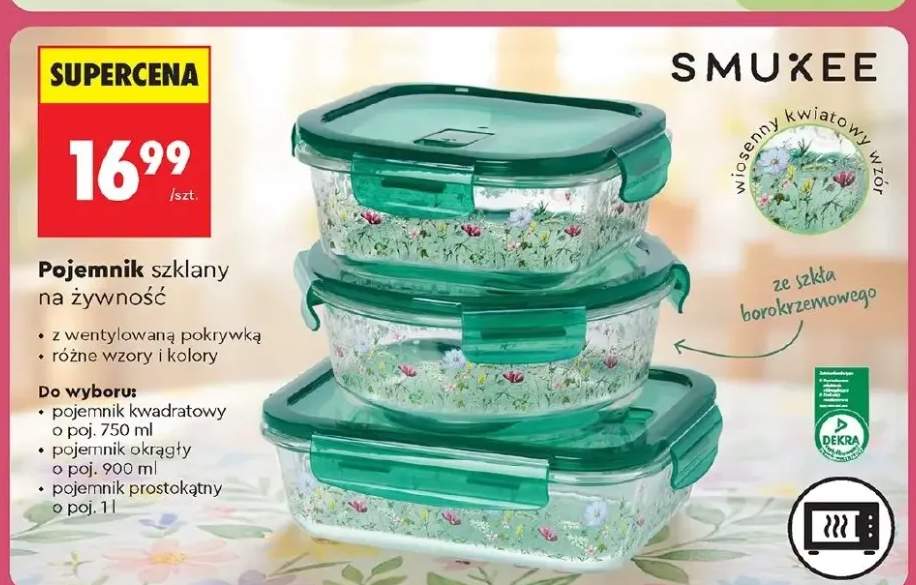 Pojemnik szklany na żywność