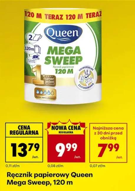 Ręcznik papierowy Mega Sweep, 120 m