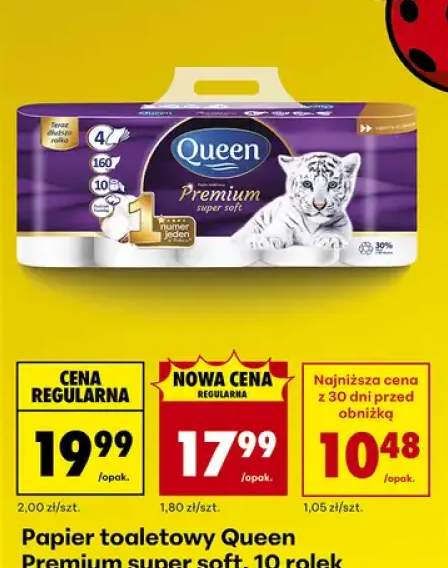 Papier toaletowy Premium super soft, 10 rolek