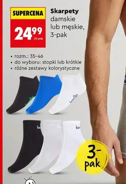 Skarpety damskie / męskie 3-pak