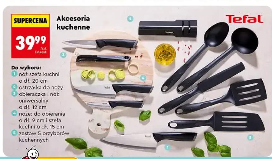 Akcesoria kuchenne - zestaw 5 przyborów kuchennych