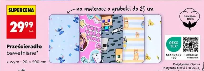 Prześcieradło bawełniane