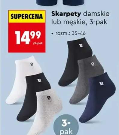 Skarpety damskie lub męskie 3-pak