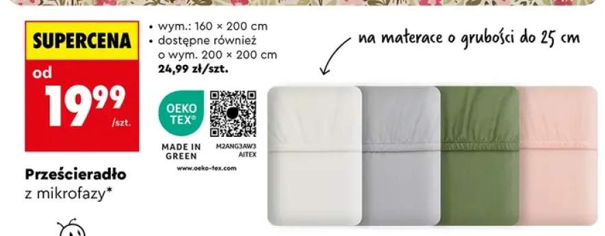 Prześcieradło z mikrofazy