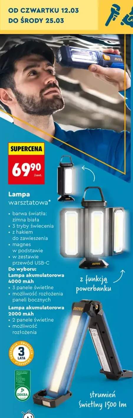 Lampa warsztatowa