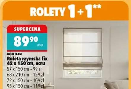 Roleta rzymska fix 42x150cm, ecru