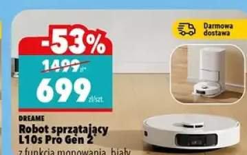 Robot sprzątający L10s Pro Gen 2 z funkcją mopowania, biały