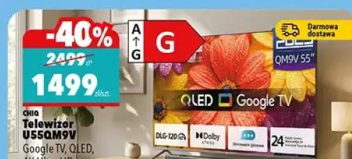 Telewizor Qled Google TV 4K Ultra HD 55"