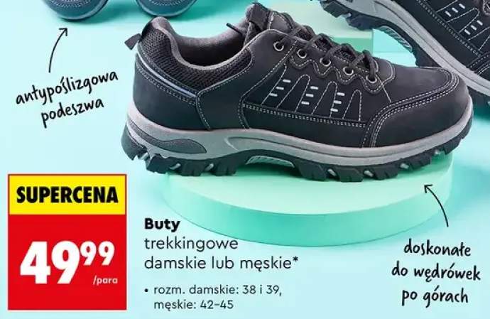 Buty trekkingowe damskie lub męskie