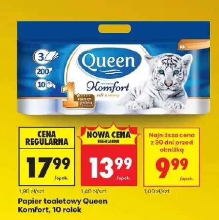 Papier toaletowy Komfort, 10 rolek