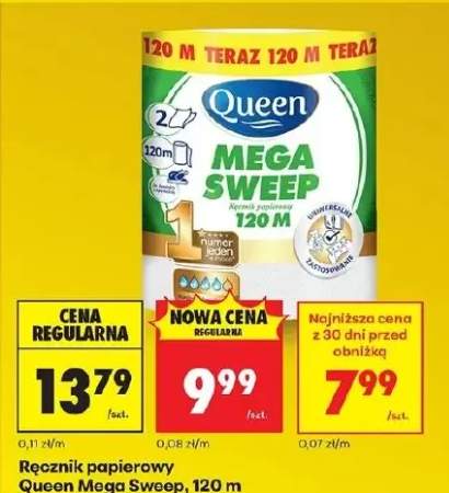 Ręcznik papierowy Mega Sweep, 120 m