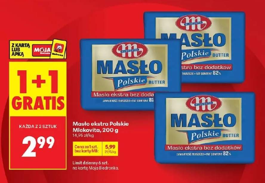 Masło ekstra Polskie