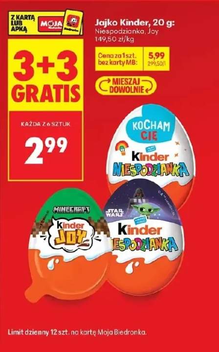 Jajko czekoladowe Niespodzianka