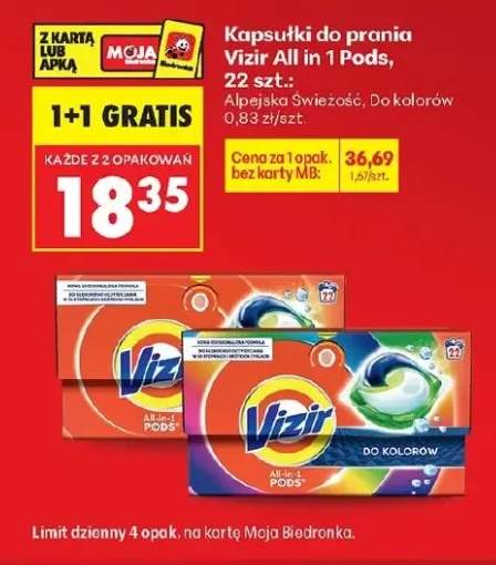 Kapsułki do prania All in 1 Pods Alpejska Świeżość