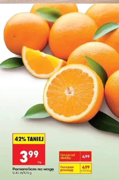 Pomarańcze na wagę