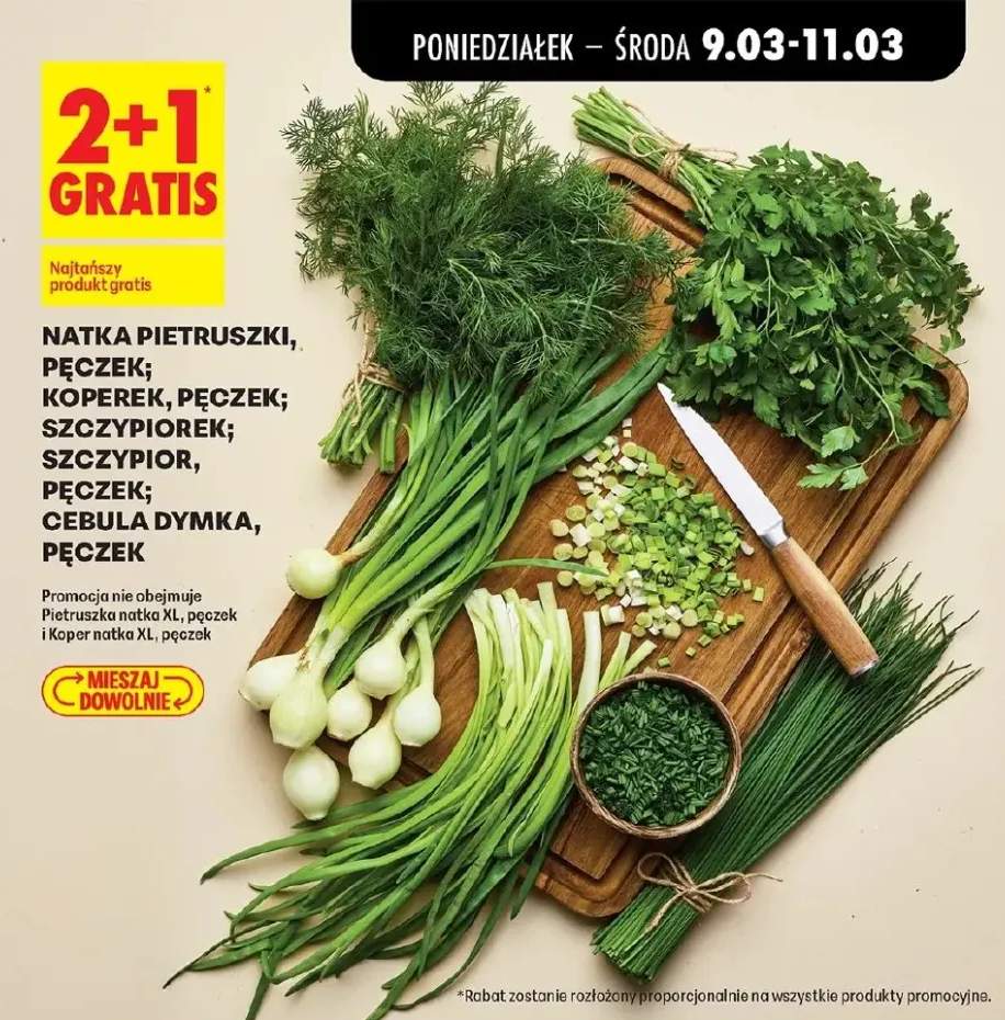 Natka pietruszki pęczek