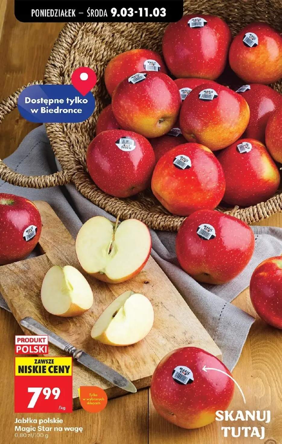 Jabłka polskie Magic Star na wagę