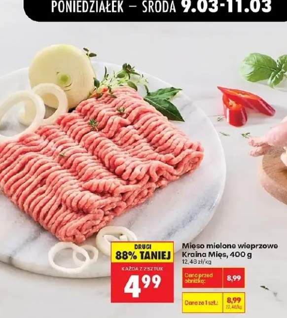 Mięso mielone wieprzowe