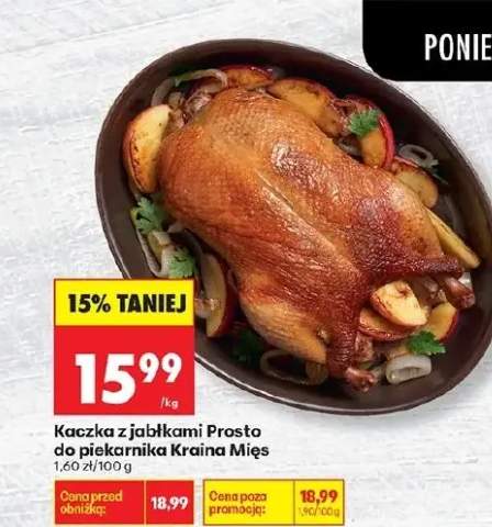 Kaczka z jabłkami prosto do piekarnika