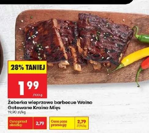 Żeberka wieprzowe barbecue