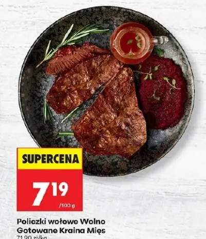 Policzki wołowe Wolno Gotowane Kraina Mięs