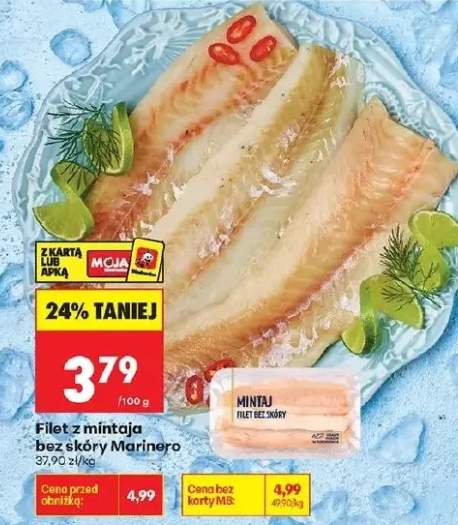 Filet z mintaja bez skóry