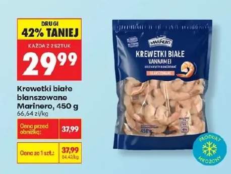 Krewetki białe blanszowane