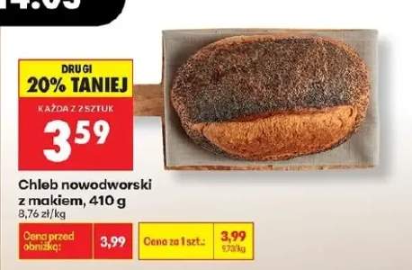 Chleb nowodworski z makiem