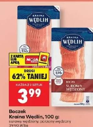 Boczek surowy wędzony