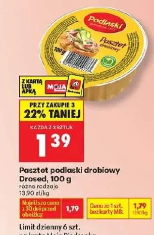 Pasztet podlaski drobiowy różne rodzaje