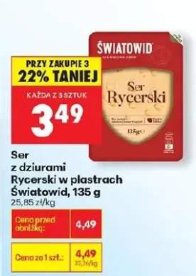 Ser z dziurami Rycerski w plastrach