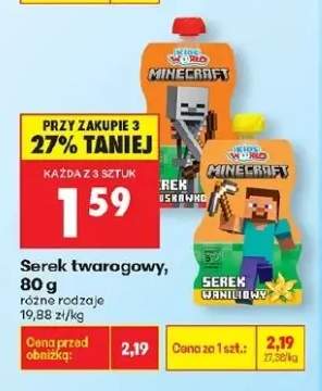 Serek twarogowy różne rodzaje