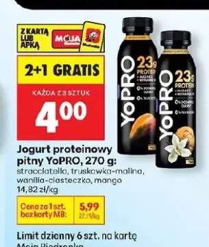Jogurt proteinowy pitny straciatella