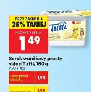 Serek waniliowy prosty skład