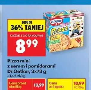 Pizza mini z serem i pomidorami