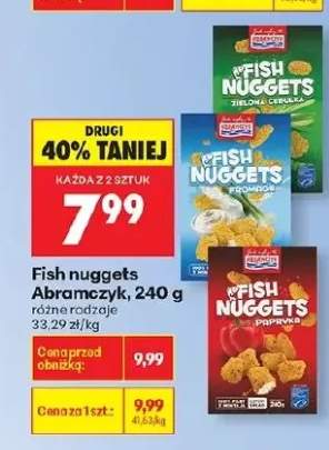Fish nuggets zielona cebulka