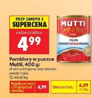 Pomidory drobno krojone w puszce